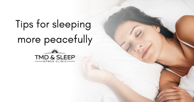 Tips For Sleeping More Peacefully