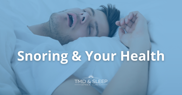 Is Snoring Affecting Your Health? Man snoring