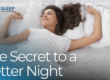 woman stretching in bed